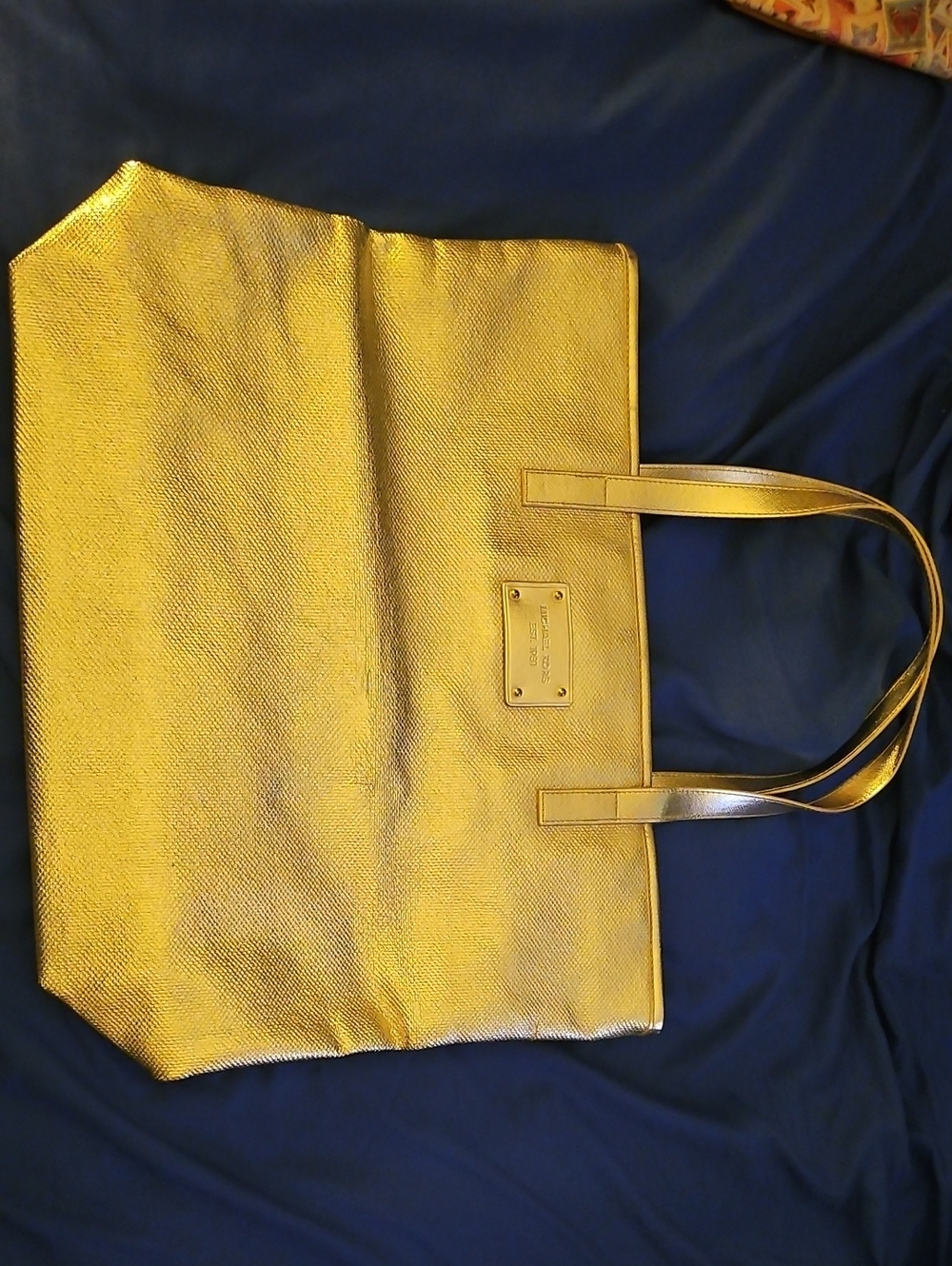 Gold Tote Bag by Michael Kors - Metallic Gold Women’s Bag